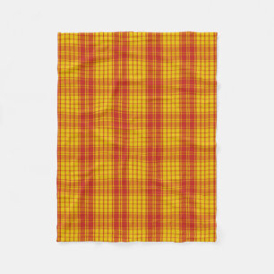 Cobertor De Velo Xadrez Escocesa Clan MacMillan Tartan