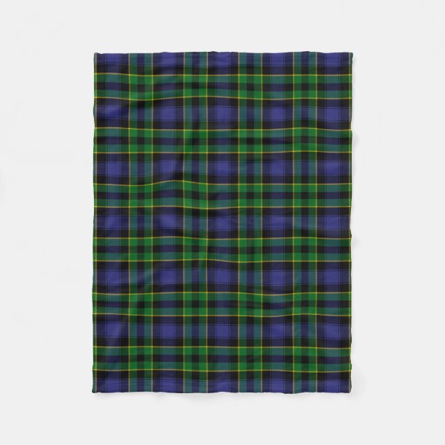 Cobertor De Velo Xadrez Escocesa Clan Mowat Tartan (Frente)