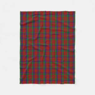 Cobertor De Velo Xadrez Escocesa Clan Robertson Tartan