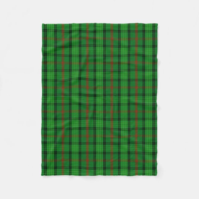Cobertor De Velo Xadrez Escocesa Clan Ross Tartan (Frente)