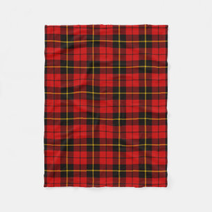 Cobertor De Velo Xadrez Escocesa Clan Wallace Tartan
