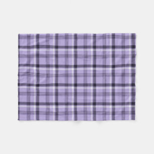 Cobertor De Velo xadrez gingham quadriculado padrão xadrez roxo