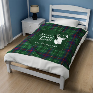 Cobertor De Velo Xadrez Natal Rustic Tartan