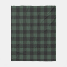 Cobertor De Velo Xadrez Negra Clássica Buffalo Tartan Vintage 
