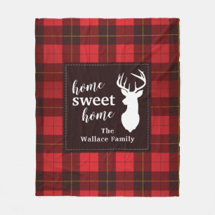 Cobertor De Velo Xadrez Personalizada, Sweet Home Wallace Tartan