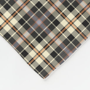 Cobertor De Velo Xadrez rústica dos azuis marinhos e do creme