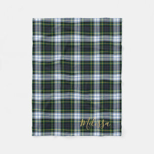 Cobertor De Velo Xadrez rusticada personalizada Clan Gordon Tartan