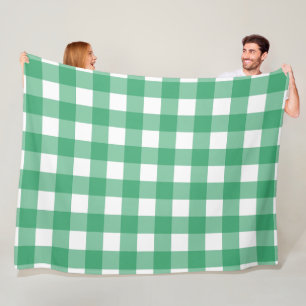 Cobertor De Velo Xadrez verde Blanket de bordo 60x80
