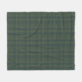 Cobertor De Velo Xadrez Verde Frente Livre | Rustic Tartan