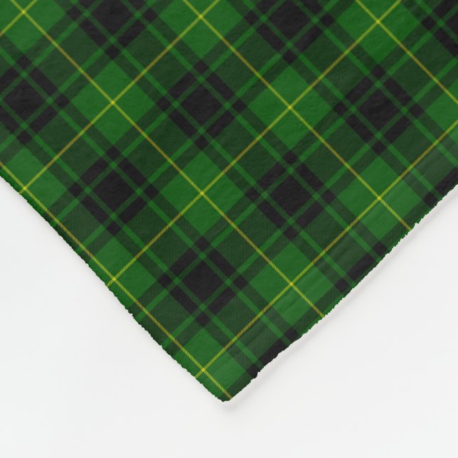 Cobertor De Velo Xadrez verde MacArthur tartan (Quina)