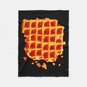 Cobertor De Velo Xarope de Waffle Belga Café da Manhã Lanche Waffle
