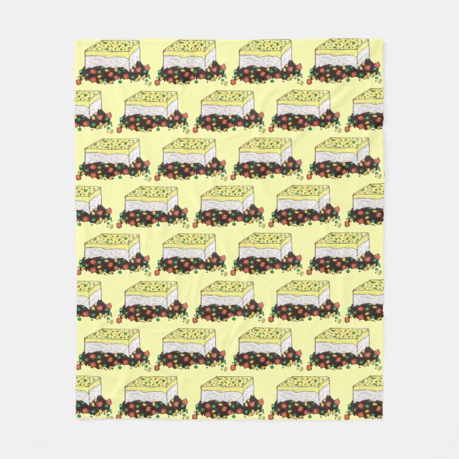 Cobertor De Velo Xícara de carne de pastor Comida inglesa (Frente)