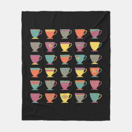 Cobertor De Velo Xícaras de chá de porcelana retrógradas, canecas d