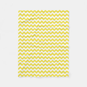 Cobertor De Velo Yellow e White Chevron Zigzag modernos