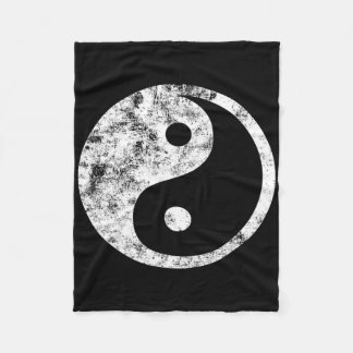 Cobertor De Velo Yin Yang . Fun Yin-yang Symbol Yoga Tao Tee 
