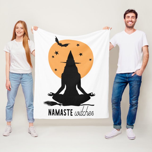 Cobertor De Velo Yoga Bruxa Contemporânea do Halloween (In Situ)