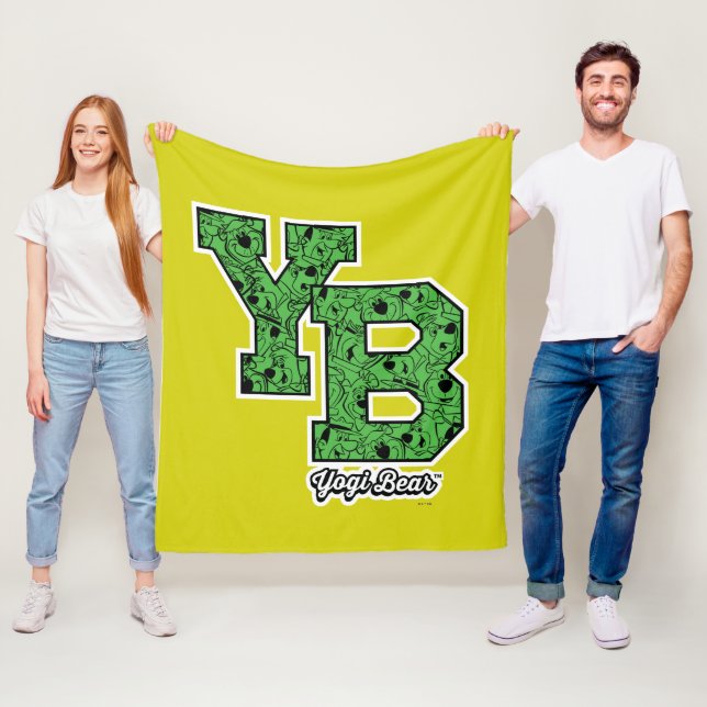 Cobertor De Velo Yogi Bear - Letras De Variação Padrão (In Situ)