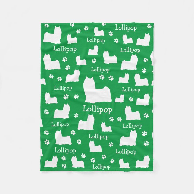 Cobertor De Velo Yorkie Yorkshire Dog Personalizado Dog Blanket (Frente)