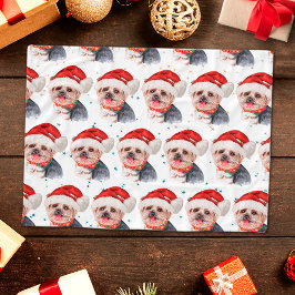 Cobertor De Velo Yorkshire Terrier Dog Breed Christmas Stars