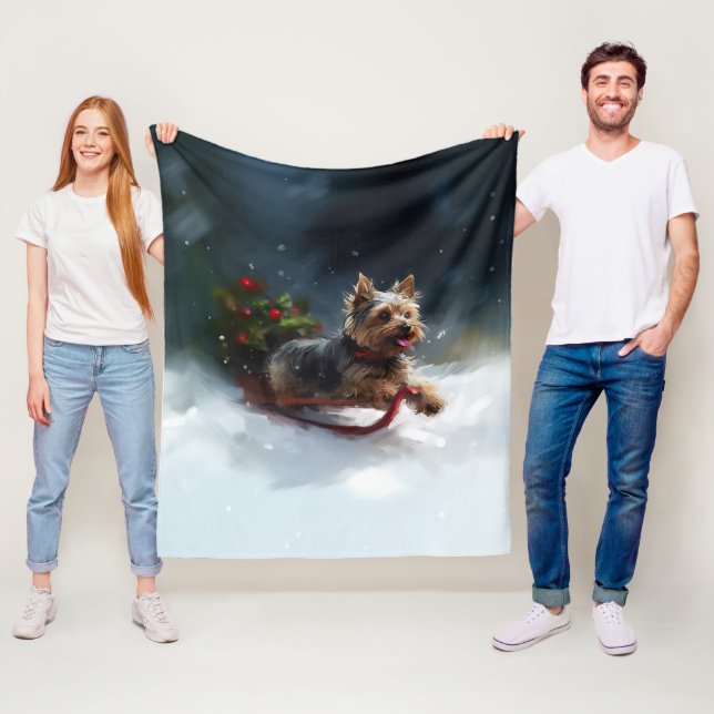 Cobertor De Velo Yorkshire Terrier Natal inverno (In Situ)