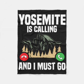 Cobertor De Velo Yosemite Está Chamando Eu Devo Ir De Férias Parque