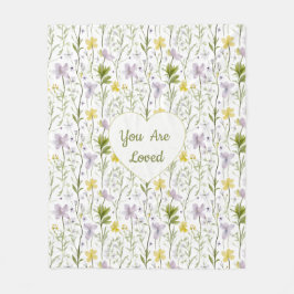 Cobertor De Velo You Are Loved Floral Heart Mug