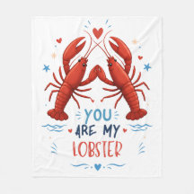 You Are My Lobster Cute Nautical Love Couple Quote