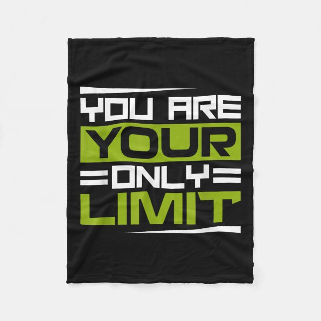 Cobertor De Velo You Are Your Only Limit, Insration And Motivation  (Frente)