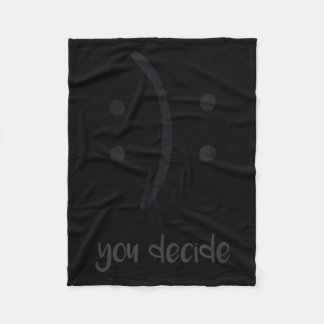 Cobertor De Velo You Decide Trendy Emotions Happy Sad 