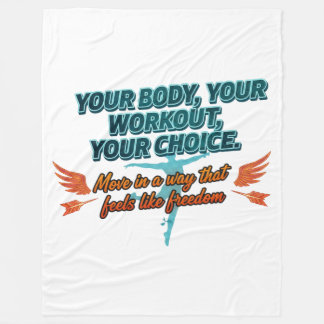 Cobertor De Velo Your Body Your Workout Your Choice