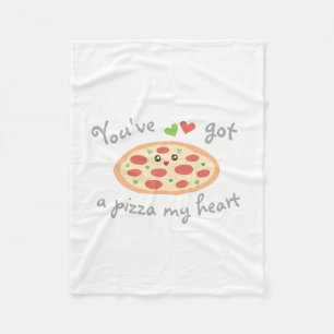 Cobertor De Velo You've obteve a uma pizza meu coração chalaça