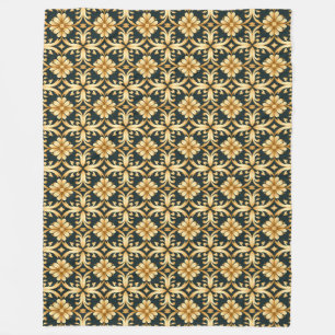 Cobertor De Velo Yuletide Dourado Glimmer Fleece Blanket