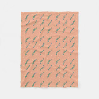 Cobertor De Velo Zachte fleece met vrolijke botanische print