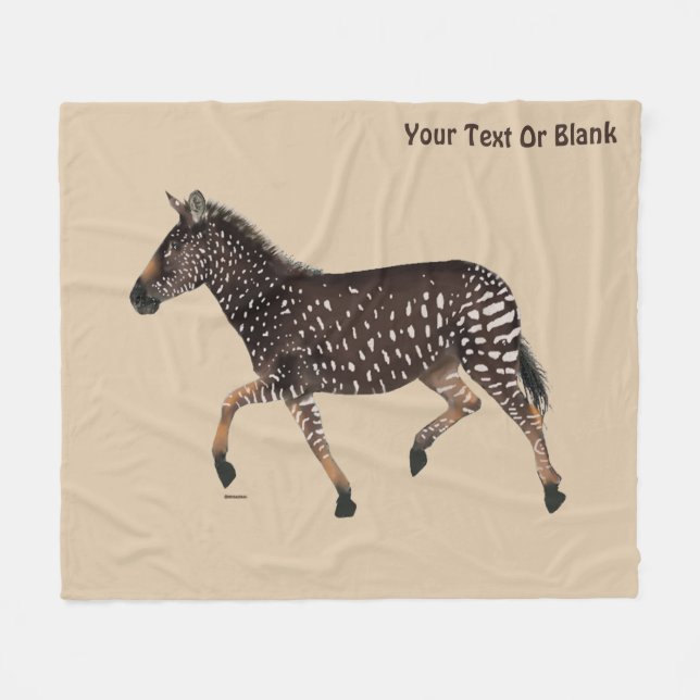 Cobertor De Velo Zebra Bolinhas (Frente (Horizontal))