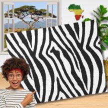 Zebra Strips Preto e Branco | Impressão em animais