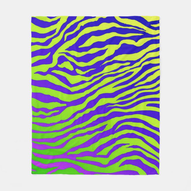 Cobertor De Velo Zebra Verde (Frente)