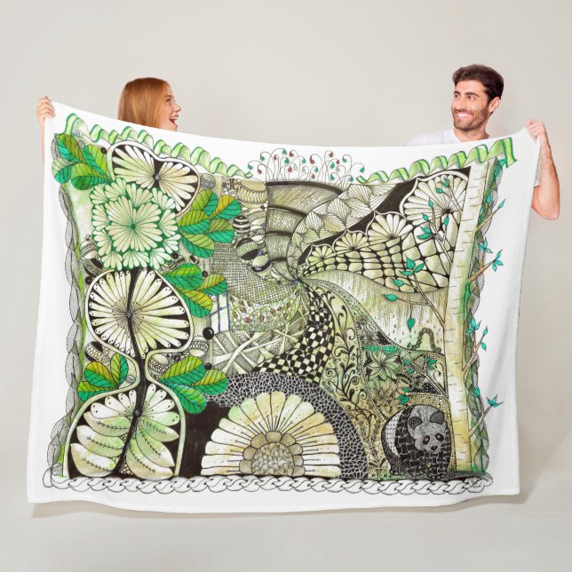 Cobertor De Velo Zen Bamboo e Panda Blanket (In Situ)