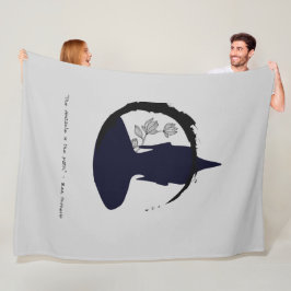 Cobertor De Velo Zen Citação: Sabedoria e Meditação