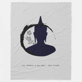 Cobertor De Velo Zen Citação: Sabedoria e Meditação