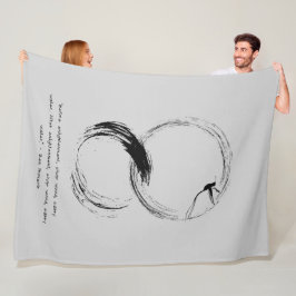 Cobertor De Velo Zen Citação: Sabedoria e Meditação