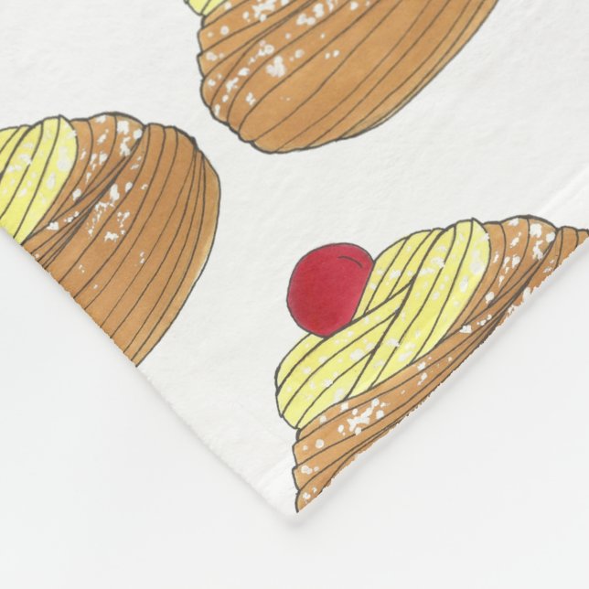 Cobertor De Velo ZEPPOLE Itália Fried Dough Pastery Foley Foodie (Quina)