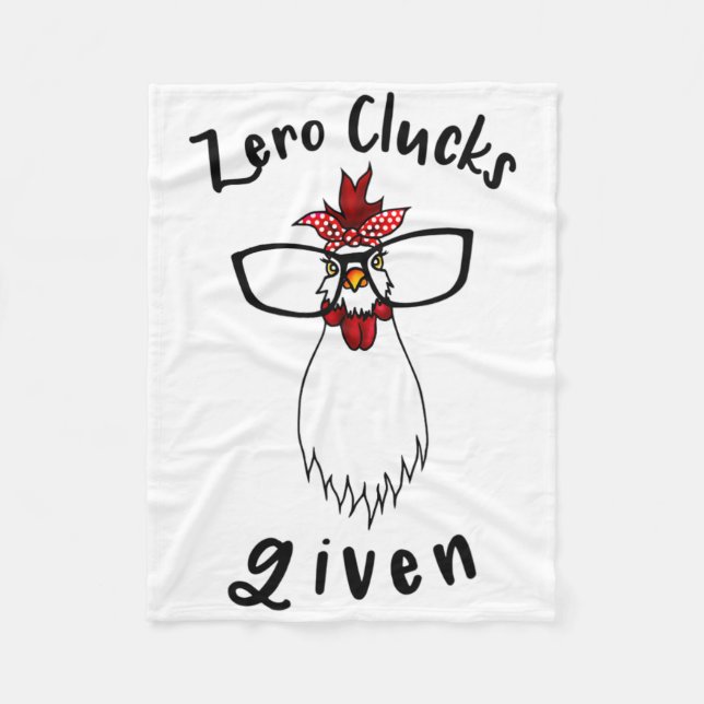 Cobertor De Velo Zero Clucks Dado Fazendeiro Engraçado Fazenda de F (Frente)