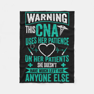 Cobertor De Velo Zertifizierte Pflegeistentin Geschenk Cna Nurse