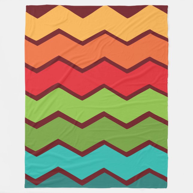 Cobertor De Velo Zigzag 1970 (Frente)