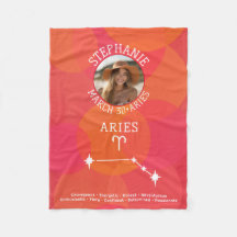 Zodiac Aries de Aniversário Personalizado - Design