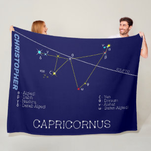 Cobertor De Velo Zodíaco Constelação Capricornus