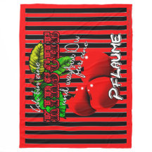 Zuckersüße rote Kirschen mit witzigen Spruch