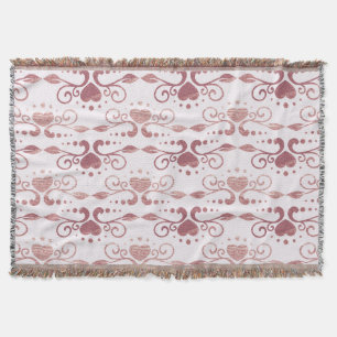 Cobertor Deco de arte, papel de parede elegante.