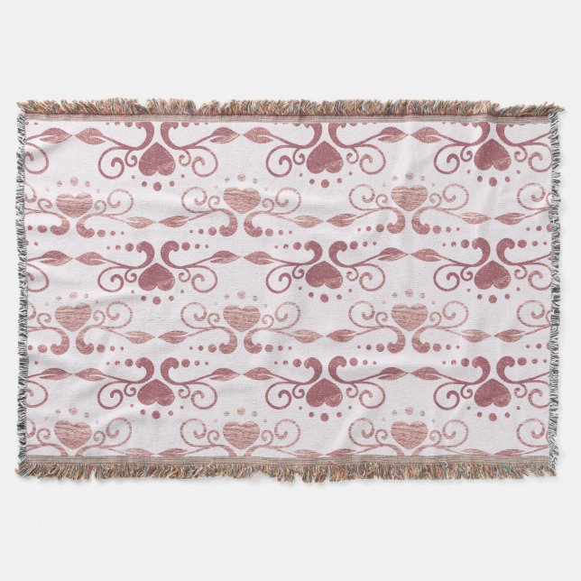 Cobertor Deco de arte, papel de parede elegante. (Frente)