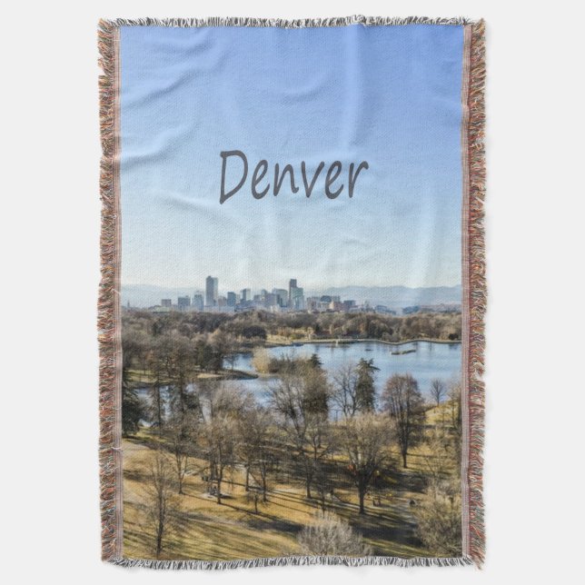 Cobertor Denver City e Mountain Colorado (Frente Vertical)